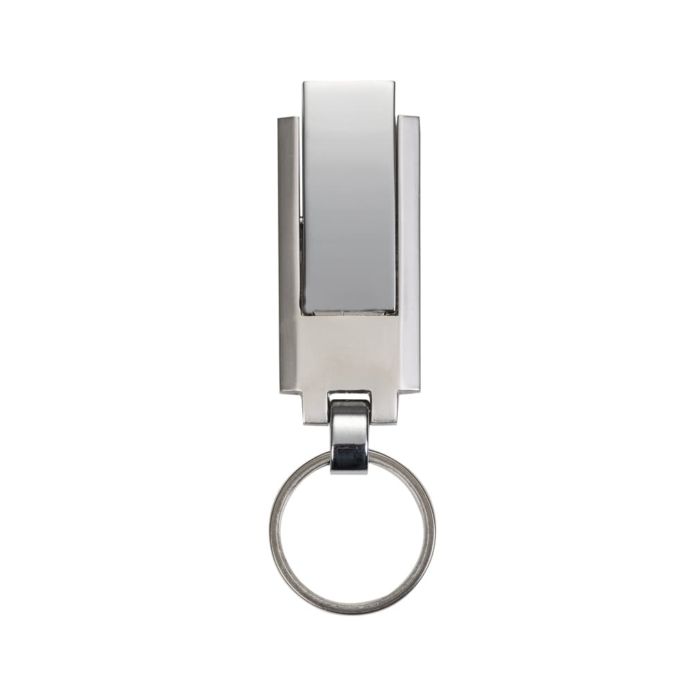 PEN DRIVE CHAVEIRO METAL GRANDE 16 GB RETRÁTIL