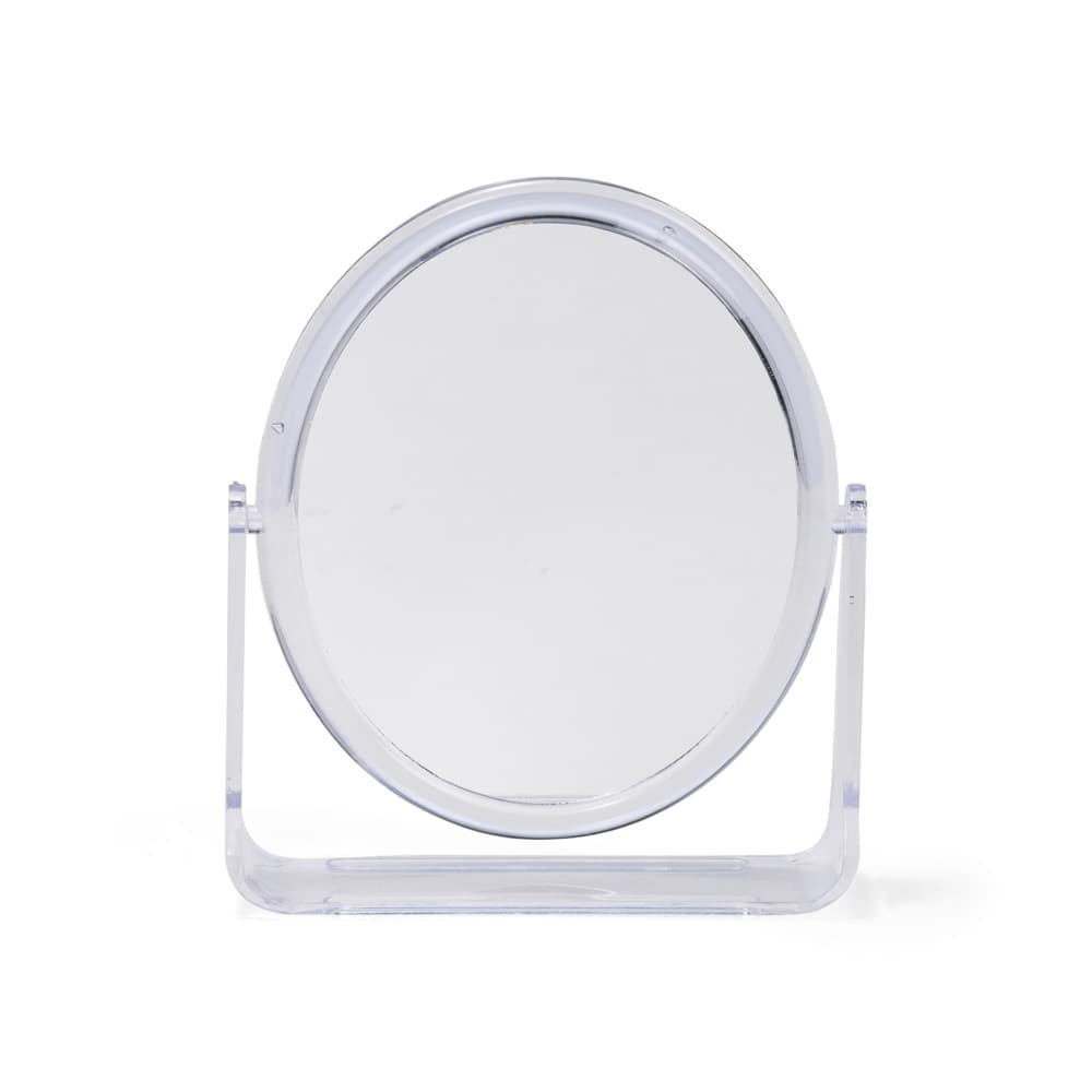 ESPELHO DE MESA OVAL PLÁSTICO