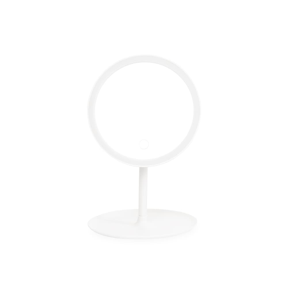 ESPELHO DE MESA PLÁSTICO COM LED