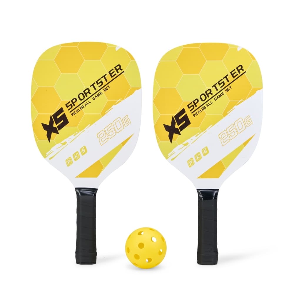 KIT RAQUETES PICKLEBALL 3 PEÇAS